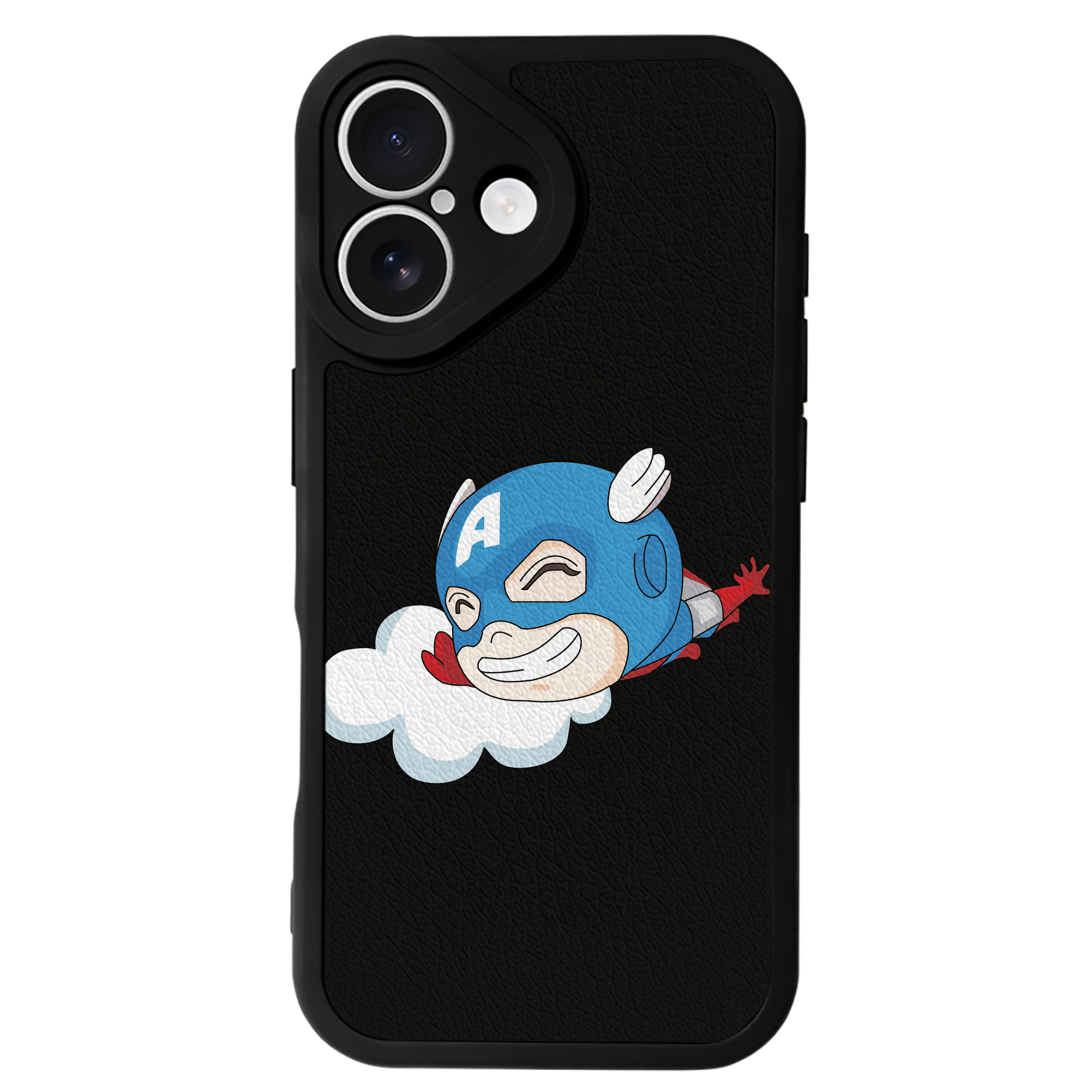 （画像用） アベンジャーズ The Avengers 【iPhone 16シリーズ対応】シリコンスマホケース（レザー調） 材質：シリコン